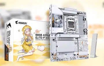 The board is Gigabyte’s second featuring Ari, its anime mascot.