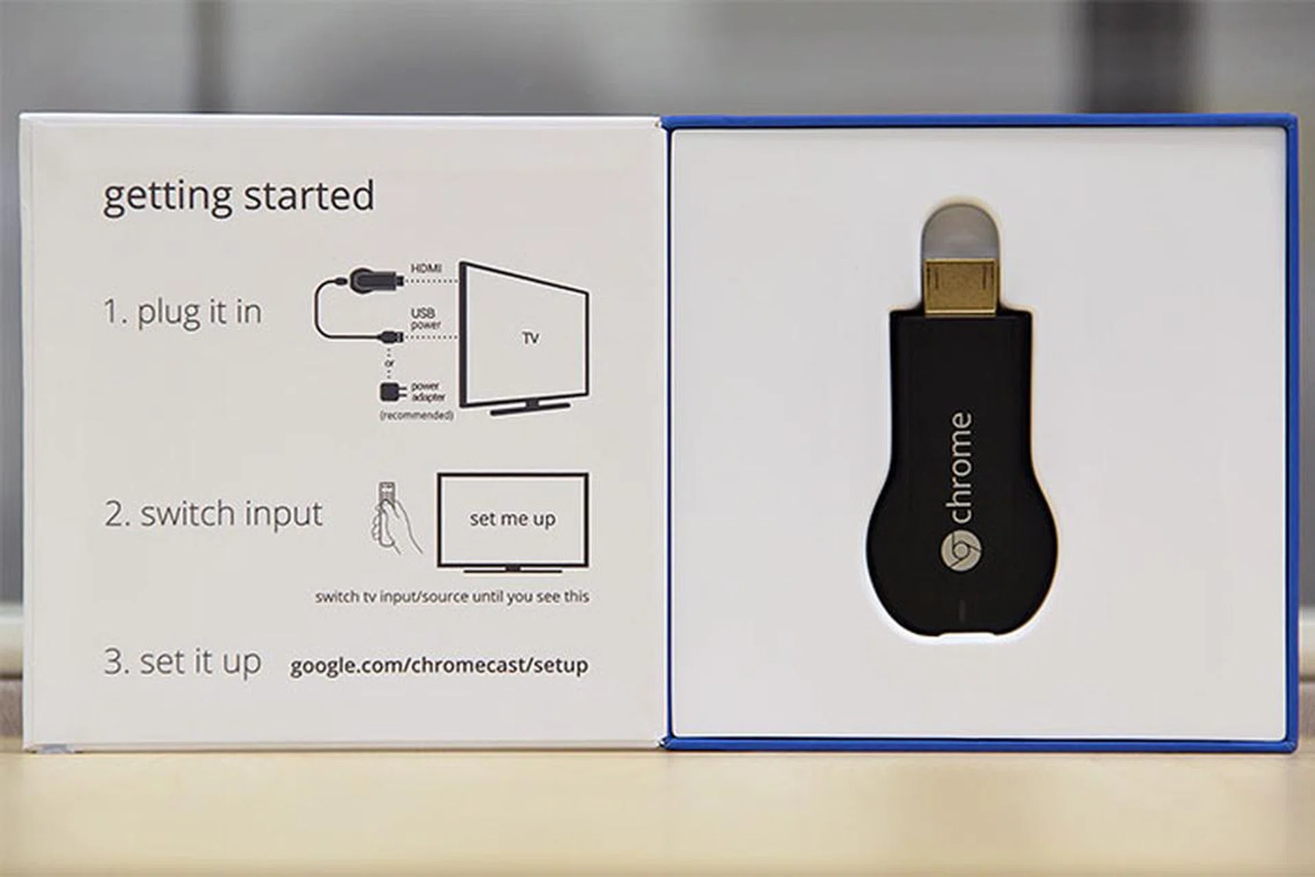 Simply put, the Google Chromecast is an HDMI streaming media dongle.