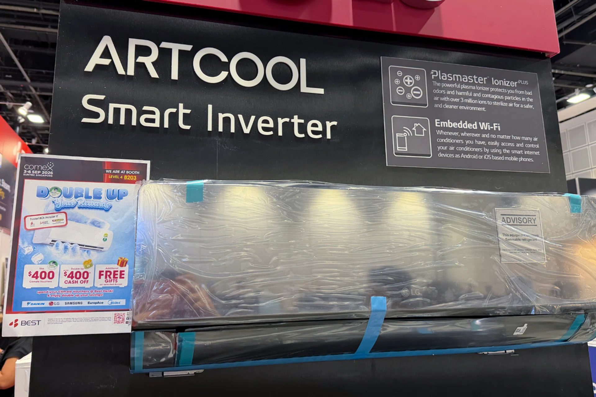 Aircon from LG.