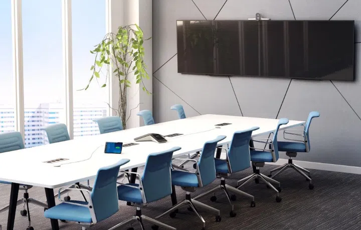 The Studio E70 is designed for use in larger conferences. Image source: Poly.