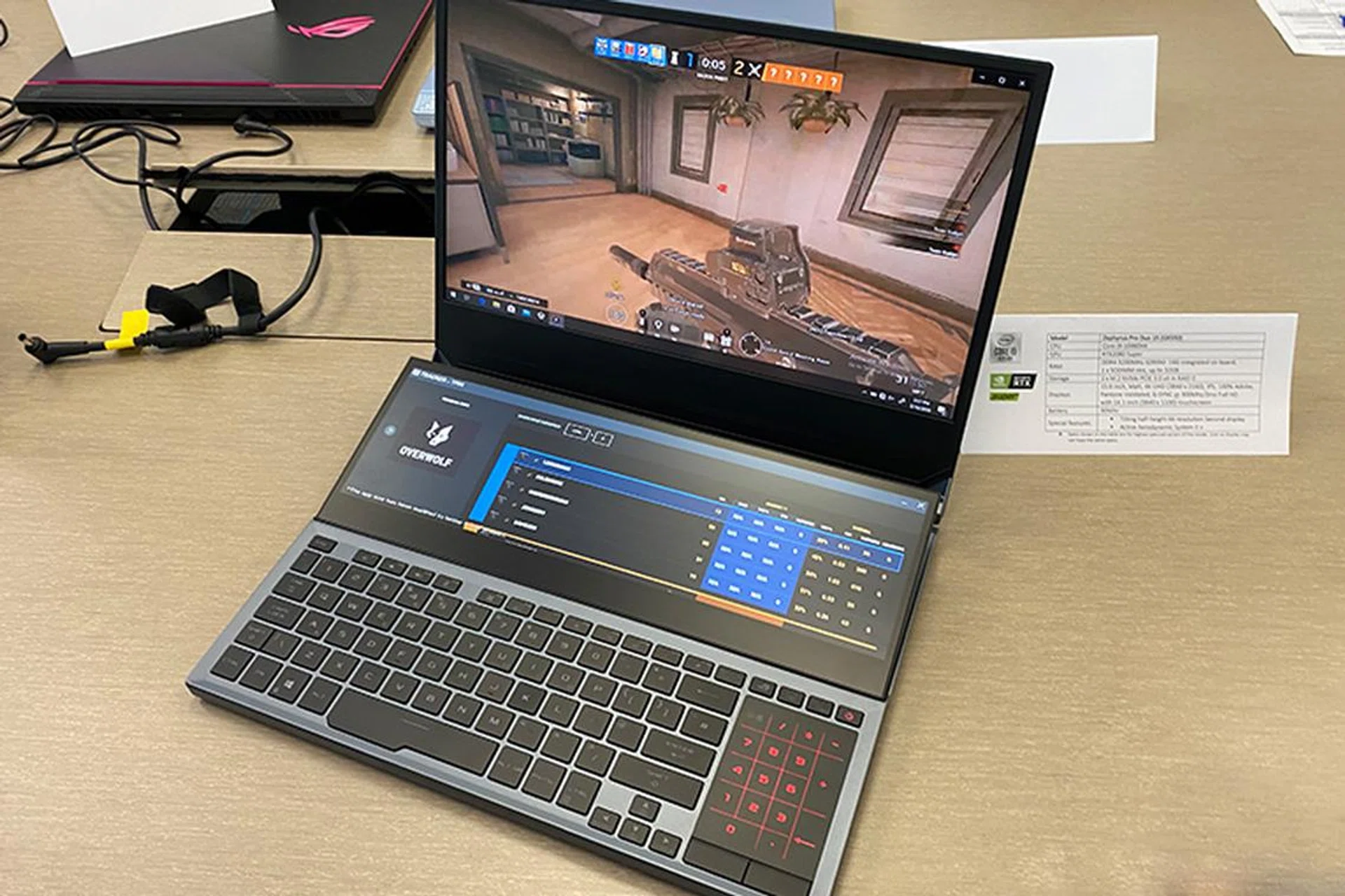 Say hi to the ROG Zephyrus Duo 15, ASUS' latest and greatest 15-inch gaming notebook.