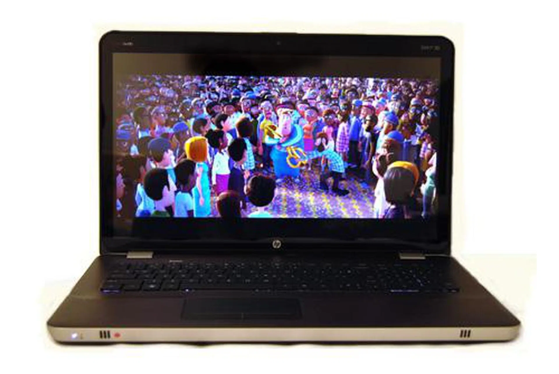 Full HD, 17.3-inch Ultra BrightView 3D screen, Blu-ray, subwoofer, audio by Beats, it's got everything except a built-in popcorn maker.