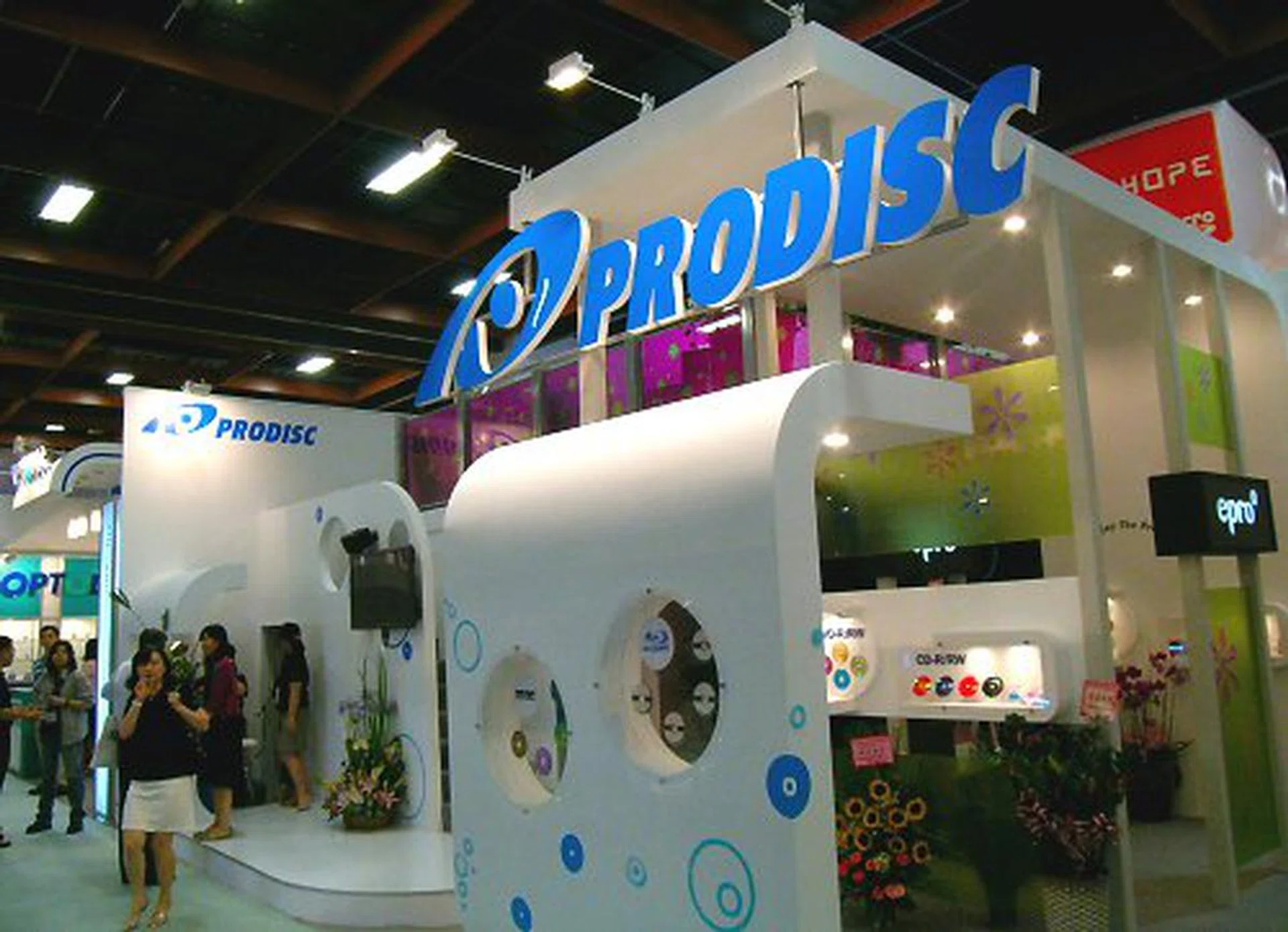  Prodisc's booth.  