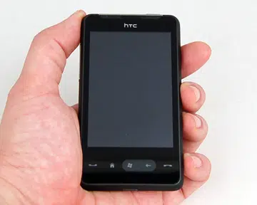 The petite HTC HD mini.