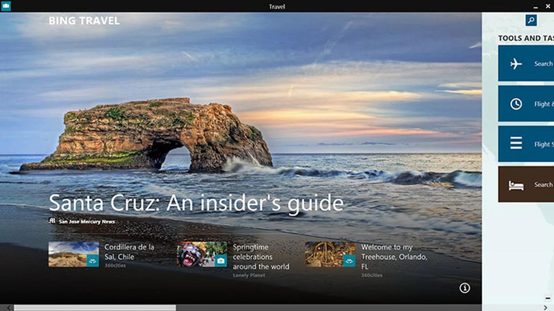 Bring the mouse cursor to the top of the screen to reveal the title bar.