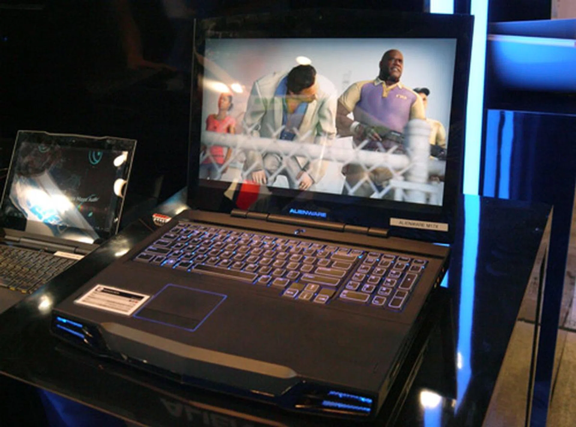 Gaming on a fiercely-specced notebook anyone? Alienware was also part of Dell's fray, and this 17-inch monster is tagged at $3,499 at the show if you have the moolah and muscle to handle this Core i7 machine.