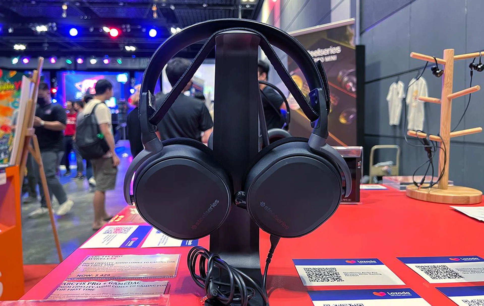 SteelSeries Arctis Pro (GameDAC not pictured).