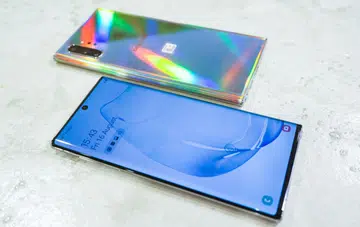 The Samsung Galaxy Note10+.