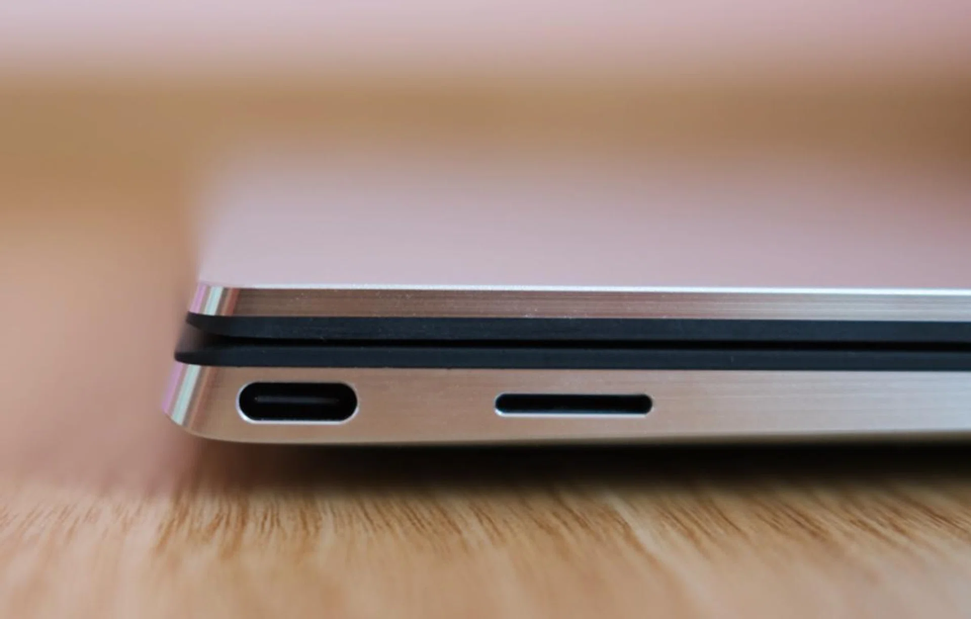The XPS 13 is just 14.8mm thick.