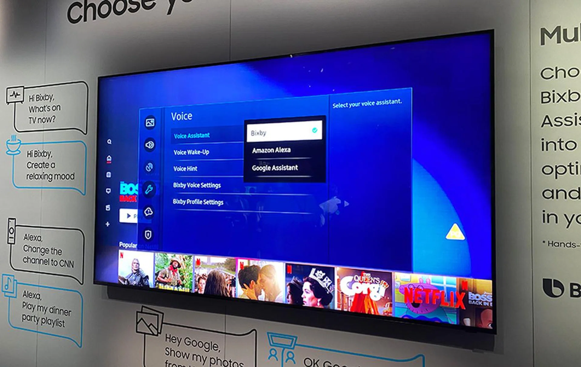 The Q950T is supposed to gain native Google Assistant support in a future firmware update. Alternatively, you can hook it up to an Assistant-enabled device, like Google Home.