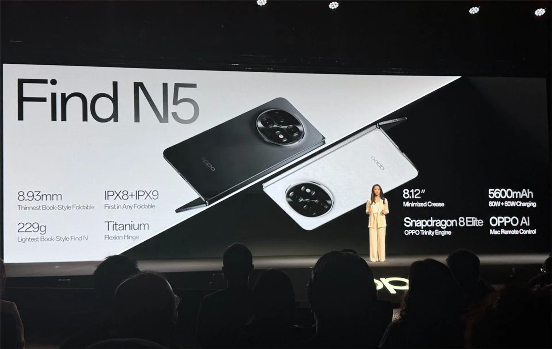 OPPO Find N5 launch in Singapore. Photo: HWZ.