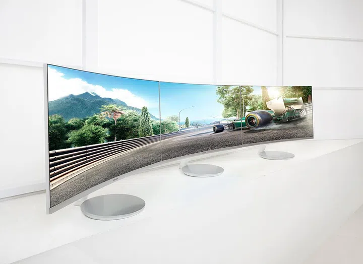 The 27-inch CF591 curved displays (Image source: Samsung)