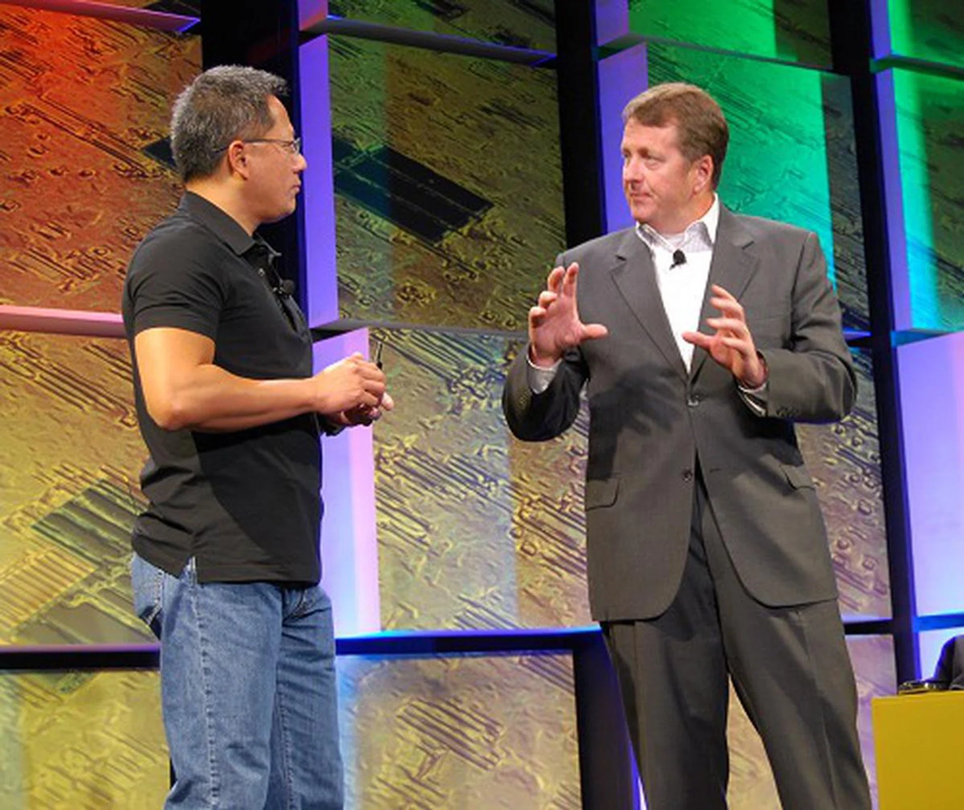 CEO of TechniScan, David Robinson was sharing a fair bit of facts and real life scenarios of how all this extra computing power helps them detect tumors with their early tumor detection equipment much faster and cheaper than before when using CPU clusters to process the data.