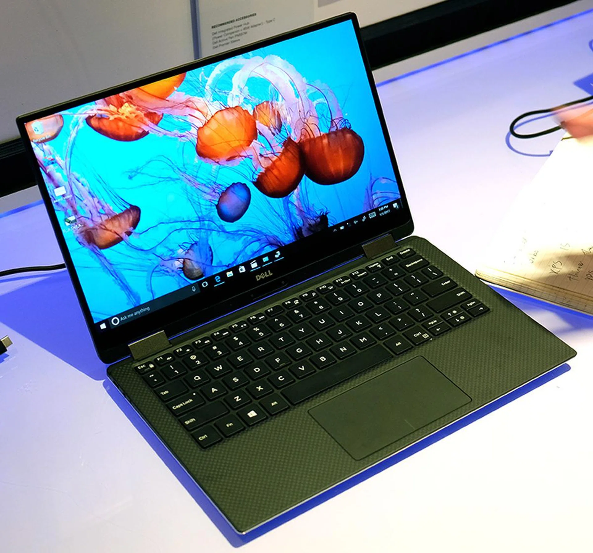 This is the new Dell XPS 13 2-in-1. Looks just like the regular XPS 13, doesn't it?