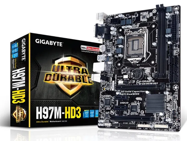 The GA-H97M-HD3. (Image Source: Gigabyte)