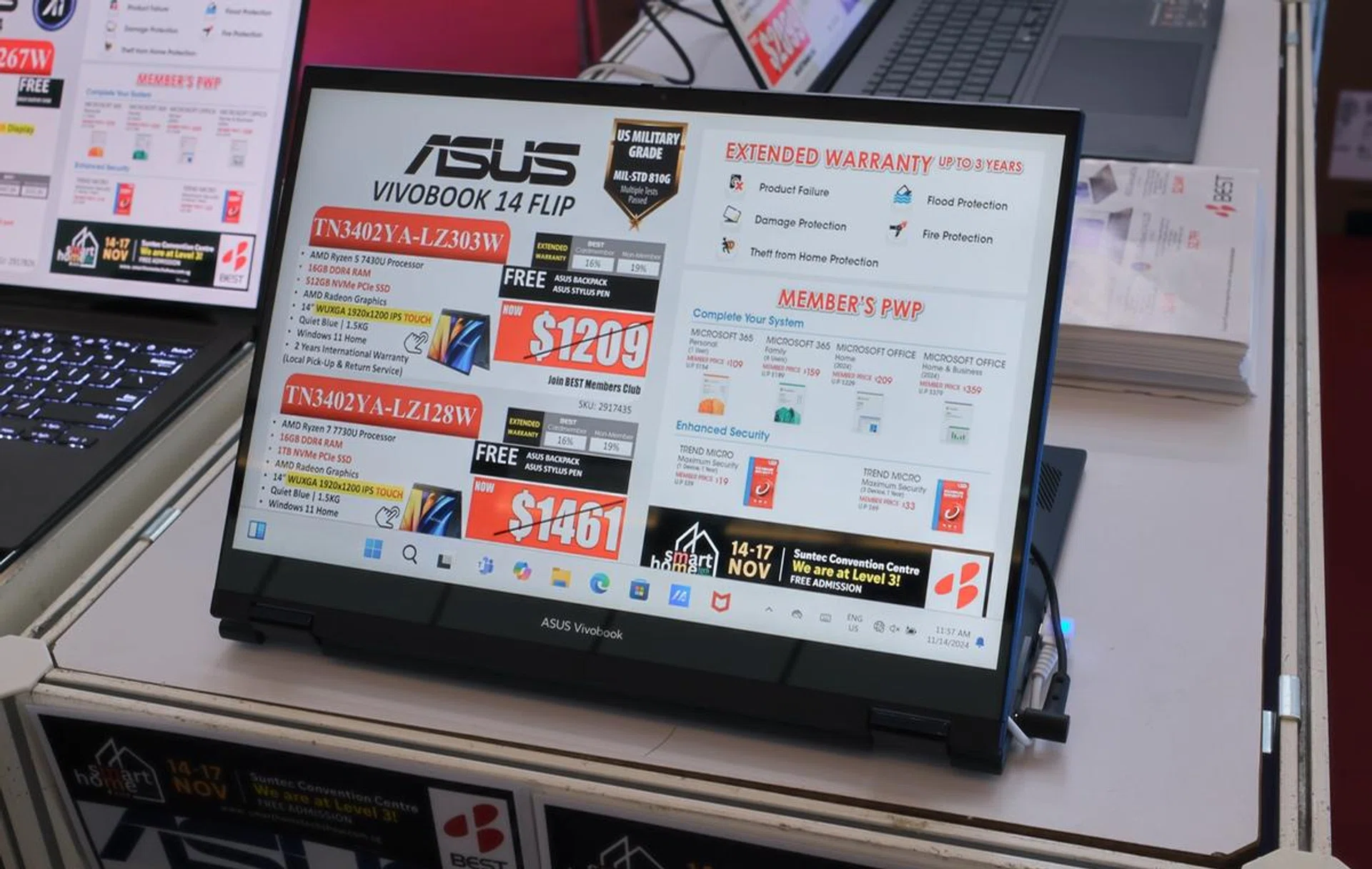 ASUS Vivobook 14 Flip. Photo: HWZ