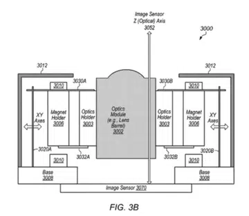 Apple's patent for a multi-camera optical zoom system. <br>Image source: USPTO