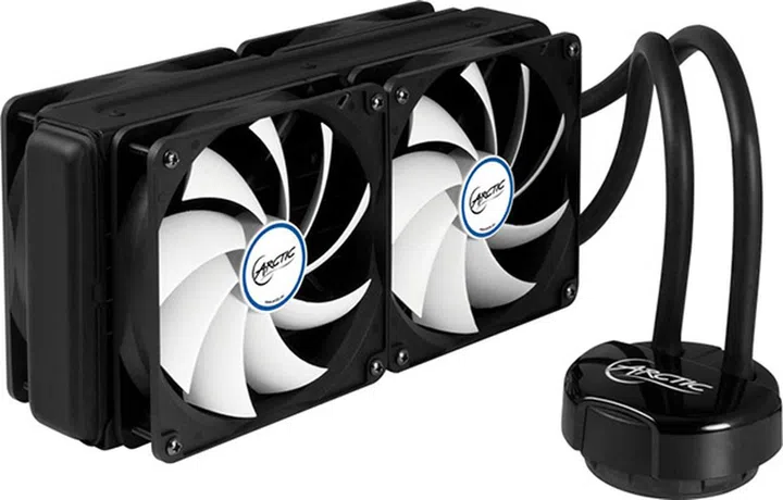 The Liquid Freezer 240 comes with four fans in a push-pull configuration. (Image Source: Arctic)
