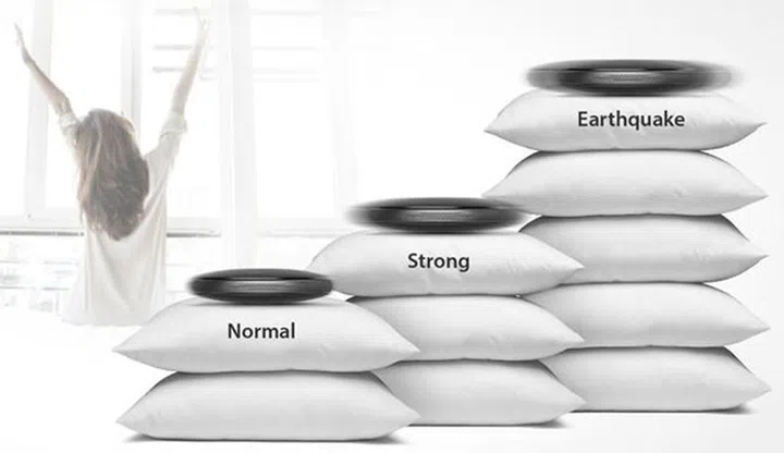 They're not kidding when they say they can literally shake you out of bed. 