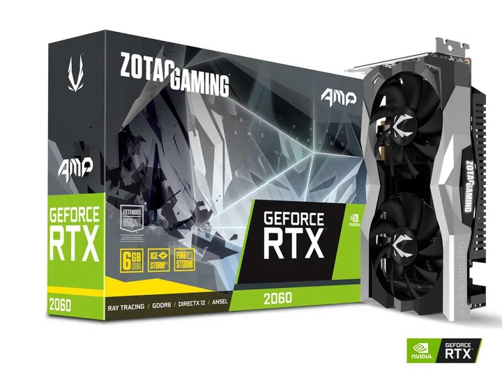 Zotac Gaming GeForce RTX 2060 AMP (Image source: Zotac)