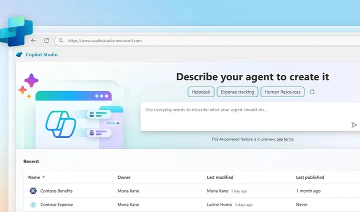 Creating an agent isn't hard. Photo: Microsoft.