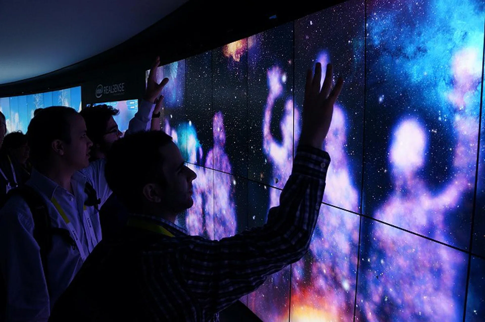 Intel's RealSense 3D camera technology debuted last year, but to help spark imagination and show off its capabilities in a big way, a good portion of Intel's booth was devoted to a massive demo of this depth perception technology and applying it to an interactive session for the industry folks to get familiar and understand the technology better.