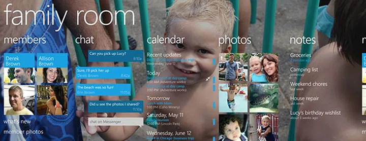 A Family Room on Windows Phone 8. (Image source: Microsoft.)