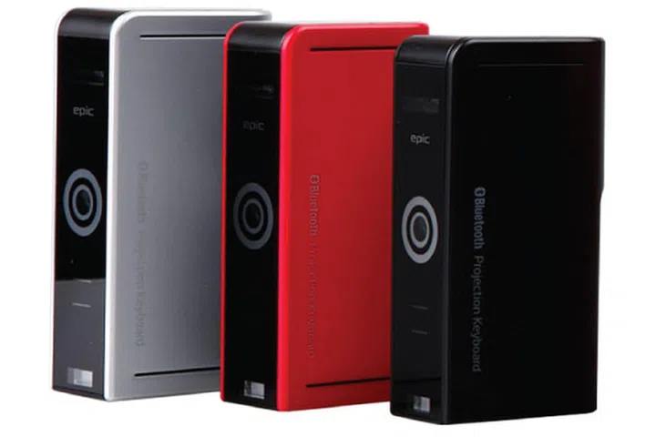 Epic mobile projection keyboard. (Image source: Celluon.)