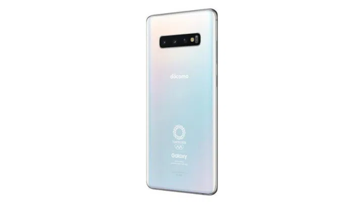 The Samsung Galaxy S10+ Olympic Games Edition. <br>Image source: NTT Docomo