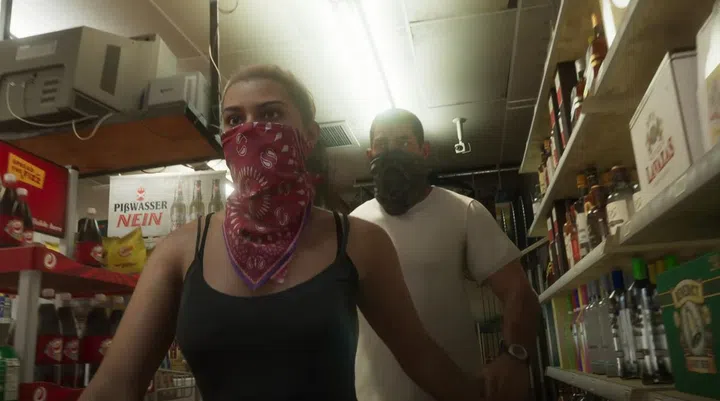 The duo protagonists of GTA 6. Source: GTA 6 first trailer.