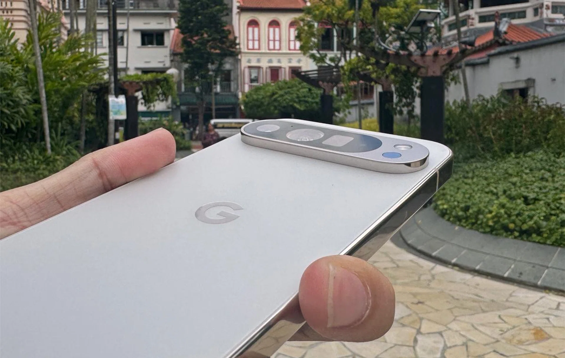 Google Pixel 9 Pro XL rear cameras. Photo: HWZ.