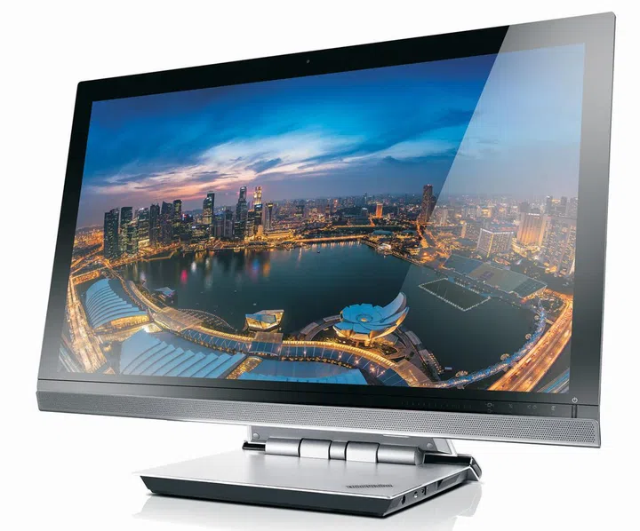 The ThinkVision 28 is an Android 4.3-based, 28-inch 4K (3840 x 2160 pixels resolution) entertainment center, with 10-point multi-touch. It also doubles up as a Full HD monitor. (Image Source: Lenovo)