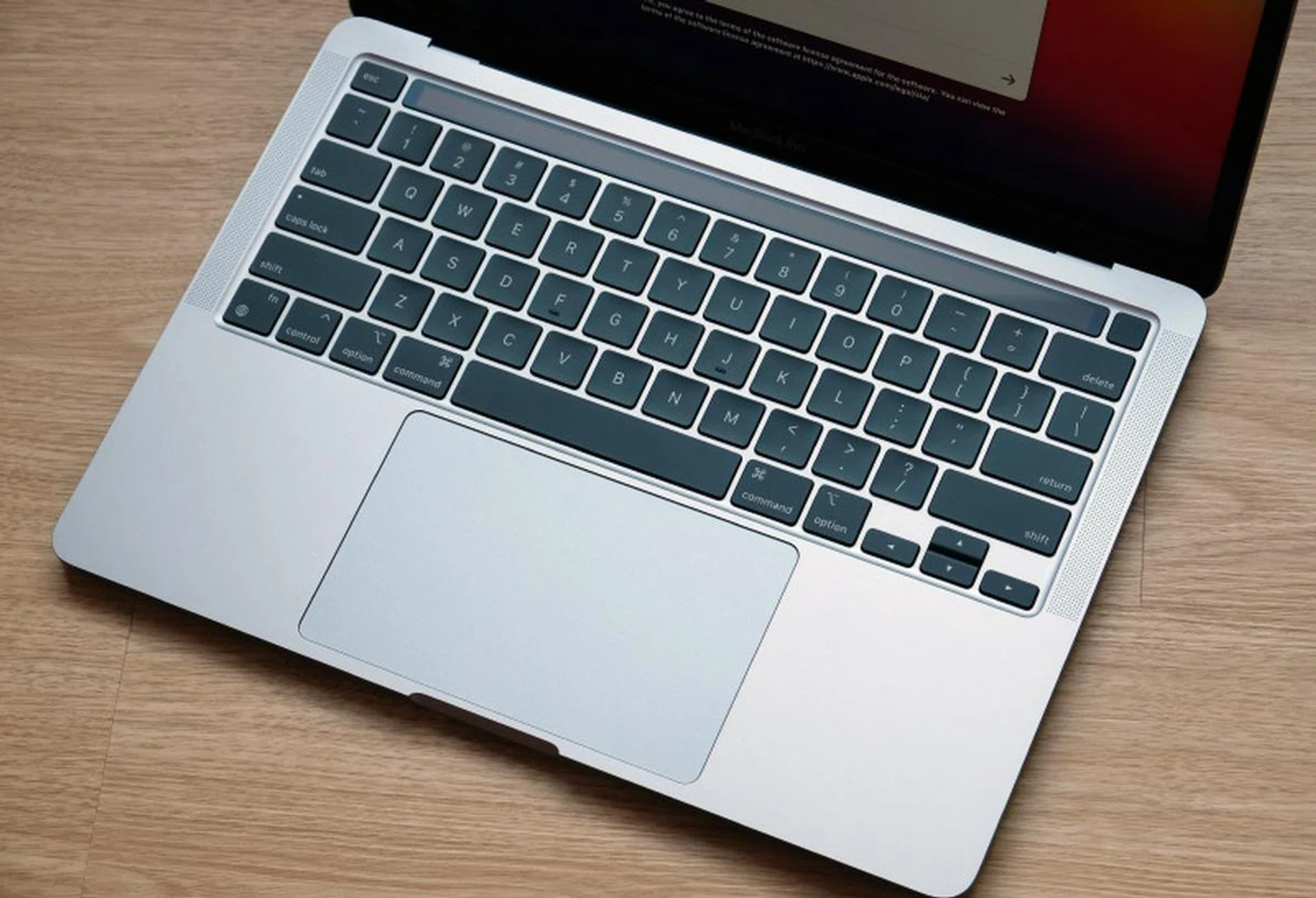 This new MacBook Pro has the Magic Keyboard, Touch ID, a large trackpad, and, for better or worse, the Touch Bar.