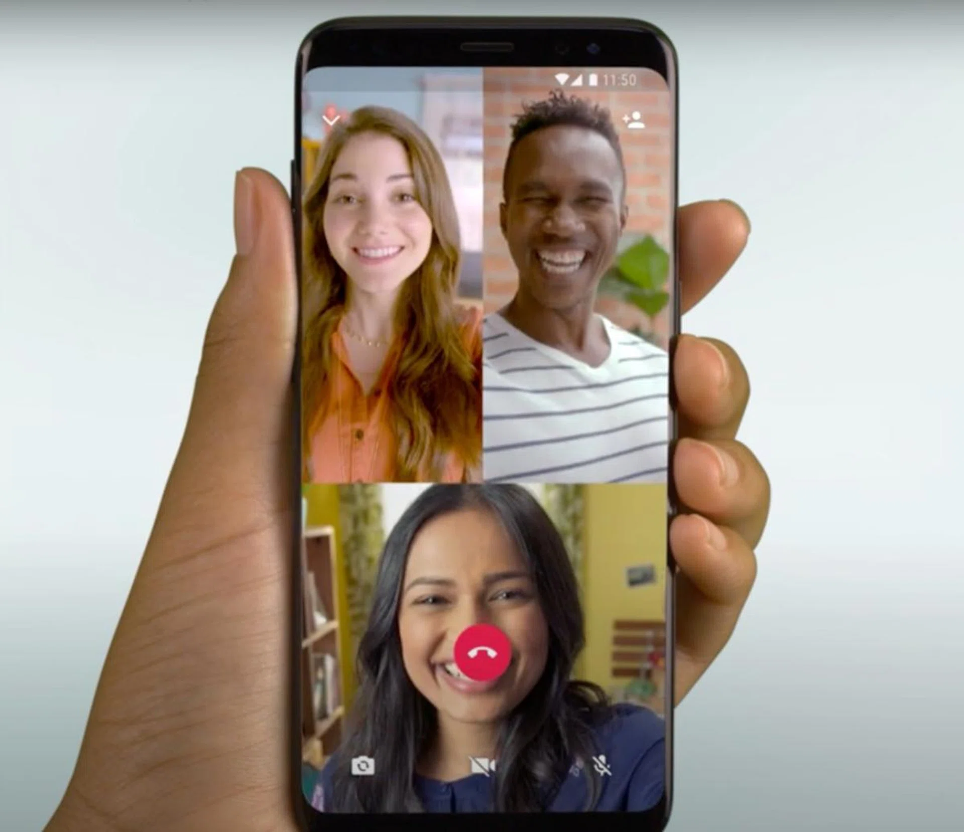 WhatsApp Group Video Call.