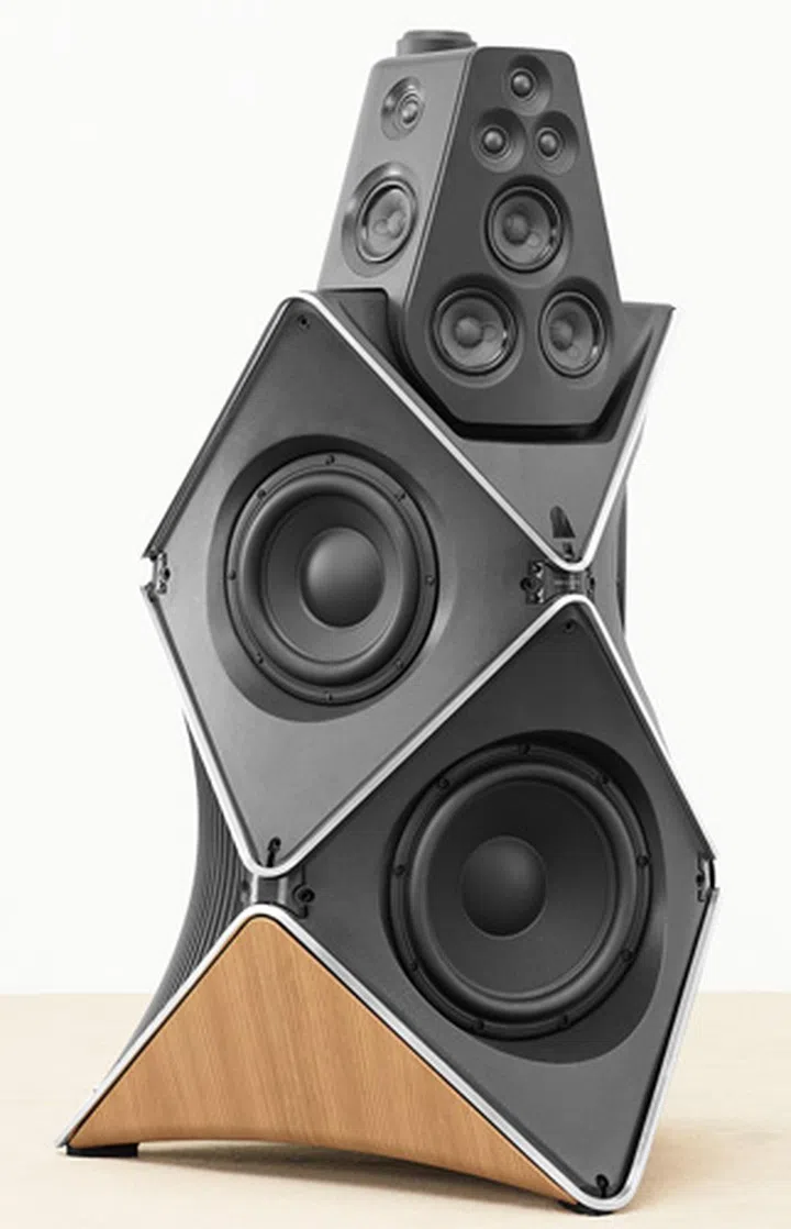 Each speaker has 18 dedicated speaker drivers.