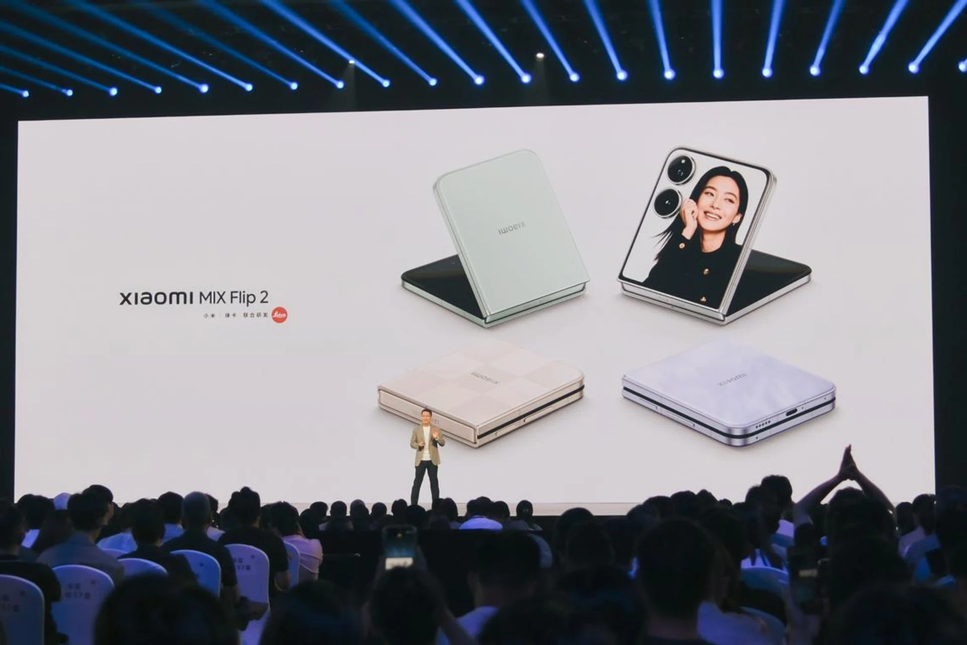 Xiaomi unveiled its new Mix Flip 2 phone at its “Human x Car x Home” event.