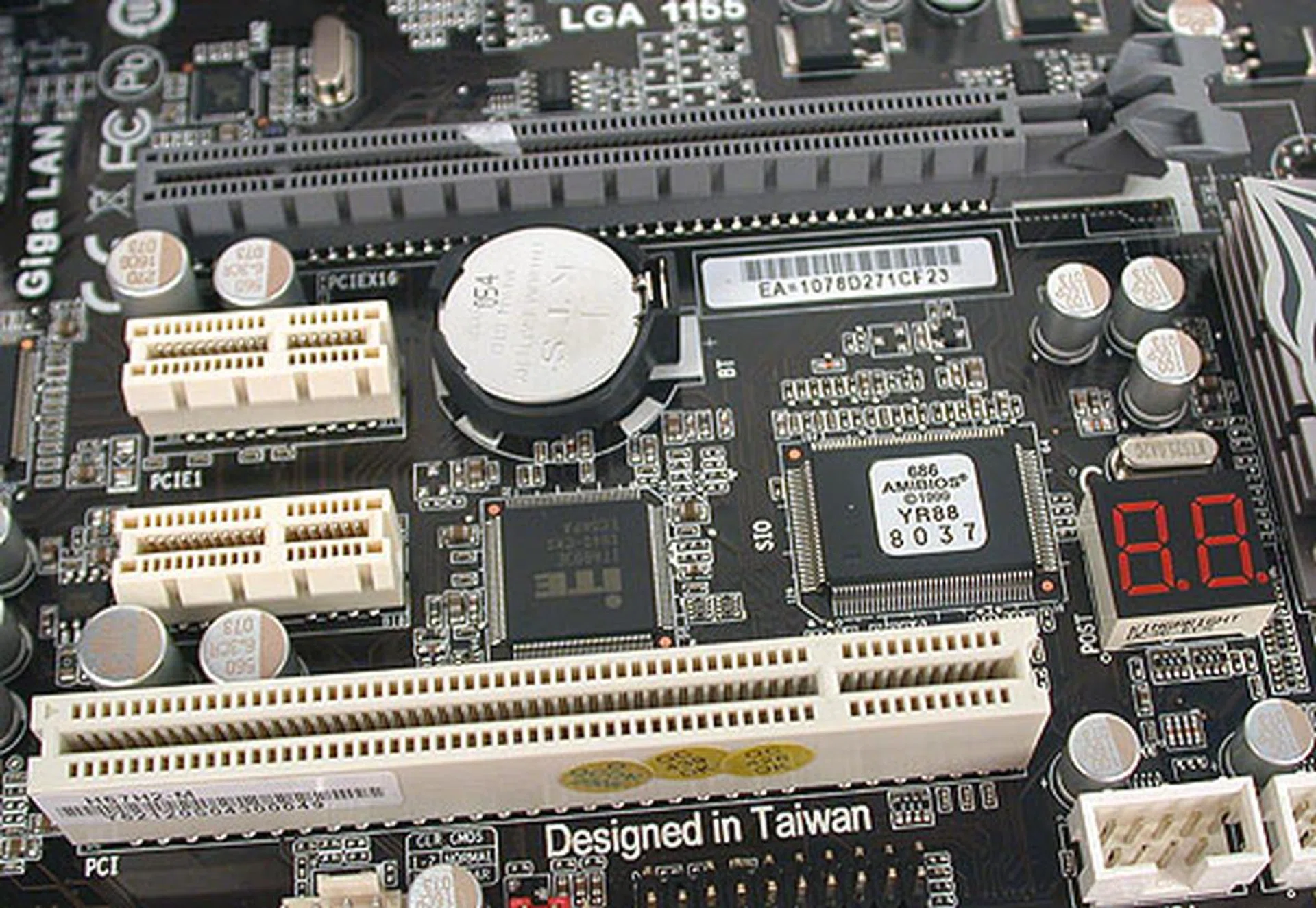 You don't get too many expansion slots on a mATX board. A single PCIe x16, a pair of PCIe x1 and one PCI slot.
