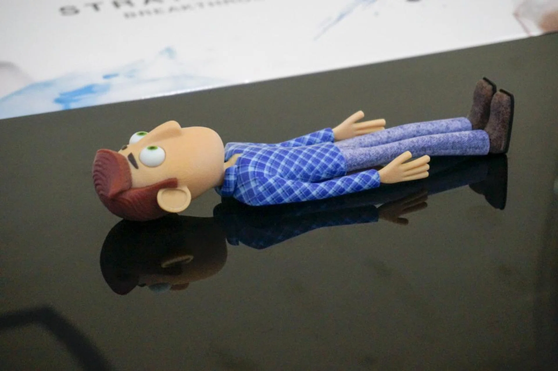 The model once printing is complete, with no other touches applied.
