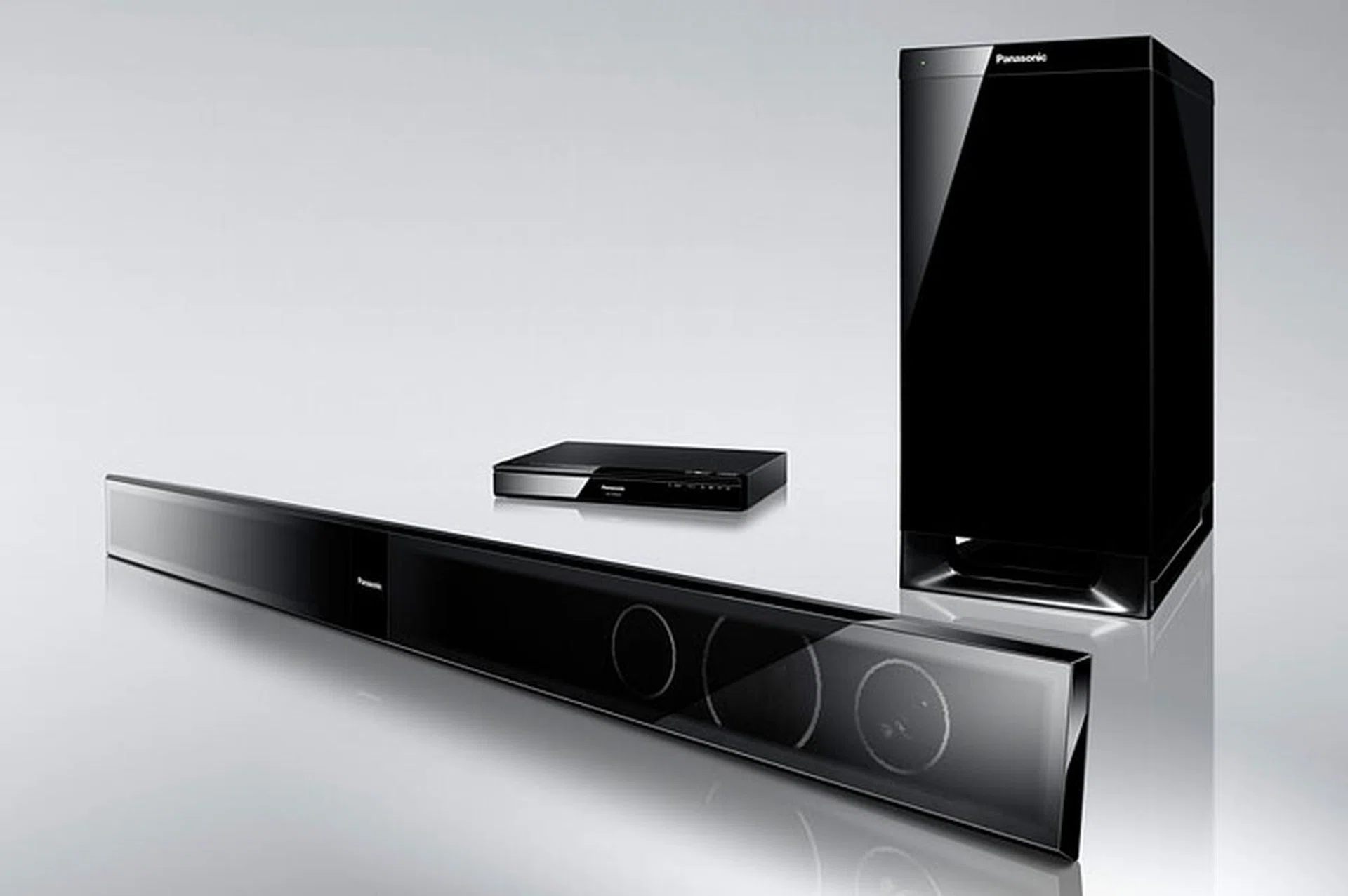 The Panasonic SC-HTB550 is a good upgrade if your flatscreen's built-in speakers suck.