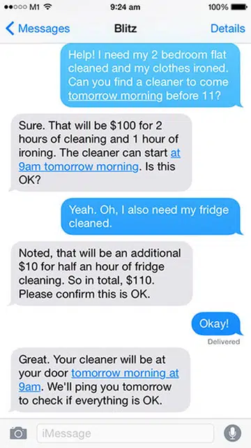 Blitz is a local personal concierge service that will help you get anything you want, any time of the day. (Image Source: Blitz)