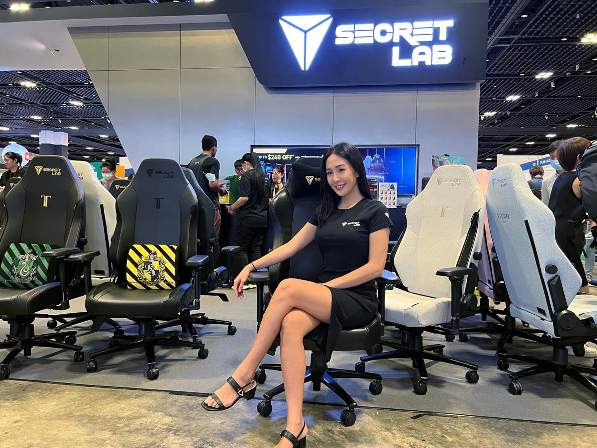 Secretlab's S$290 off selected models. The chair models. Not the chair model.
