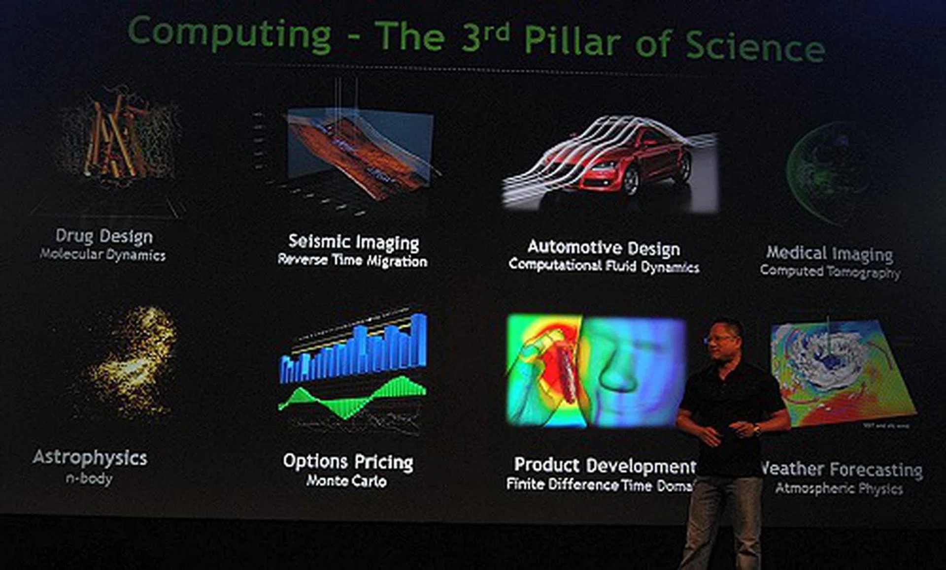 With the first two pillars of science being theory and experimentation, computing is fast becoming the third pillar of science where the GPU is making big inroads to finding solutions for problems.