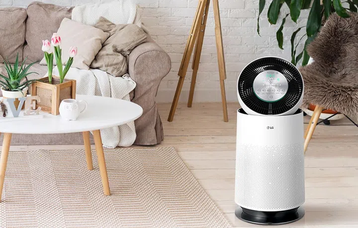 LG Puricare 360° Single with Safe Plus Filter (right).