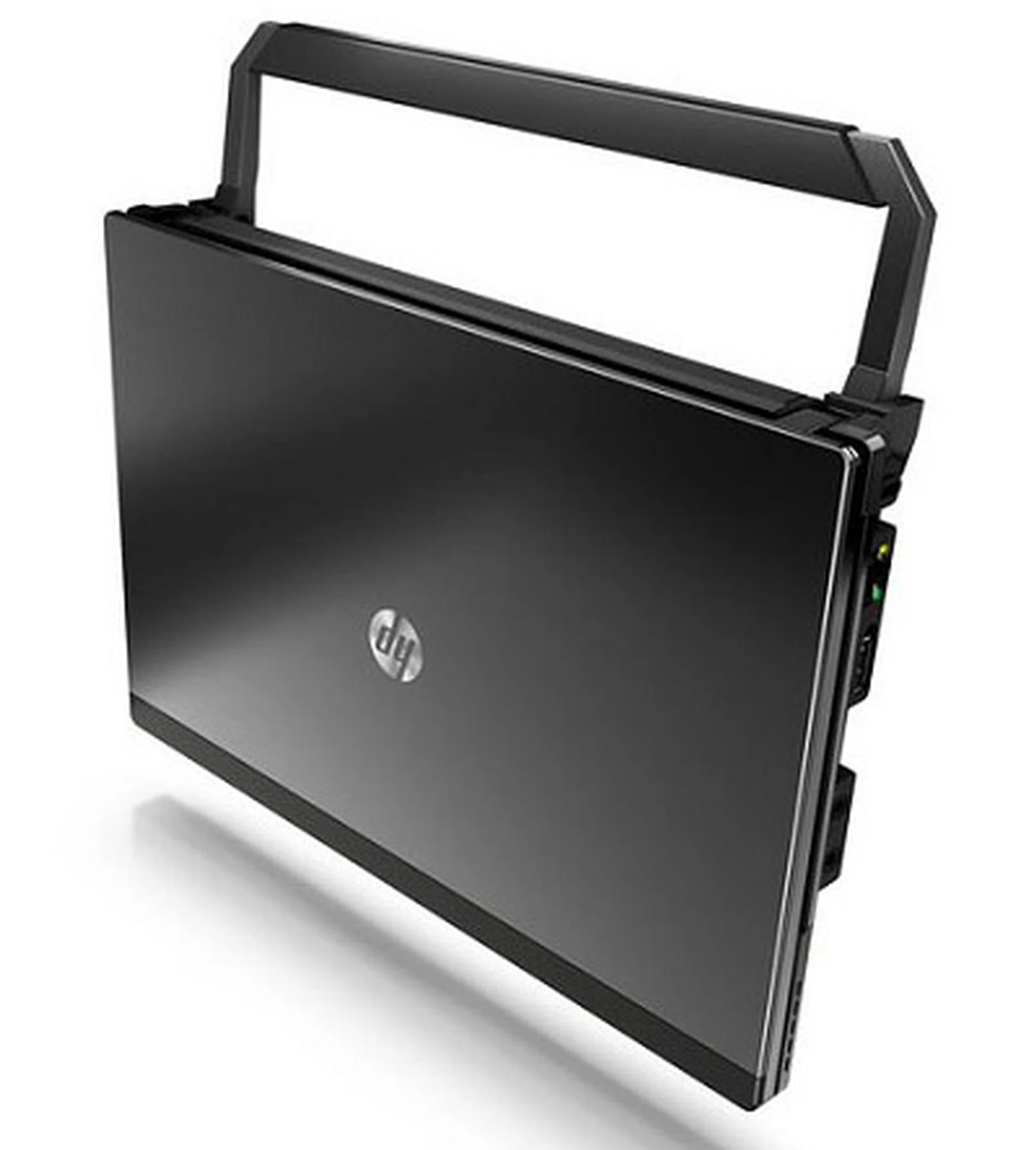 Additionally, the new HP Mini 5102 has a cleverly designed retractable handle that also doubles up as a slight stand for heat dissipation from underneath the netbook. This handle is optional though and no pricing was available for this yet. Also, facial recognition technology is built into the netbook for easy login. Last but not least, the Mini 5102 can be centrally managed for asset tracking and the software comes with the system.