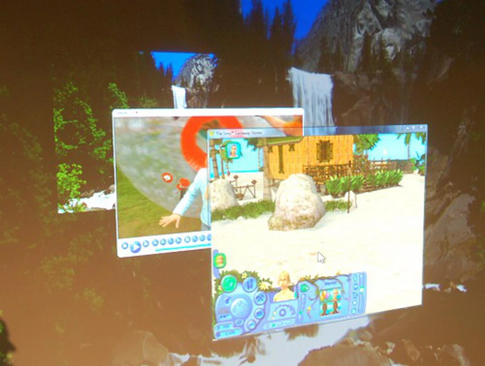 The IGP in the AMD M780G is powerful enough that AMD decided to showoff its capabilities in this little demo where a dynamic video wallpaper is enabled, while running a HD video, and running a game of HD resolution - and it's able to cope.