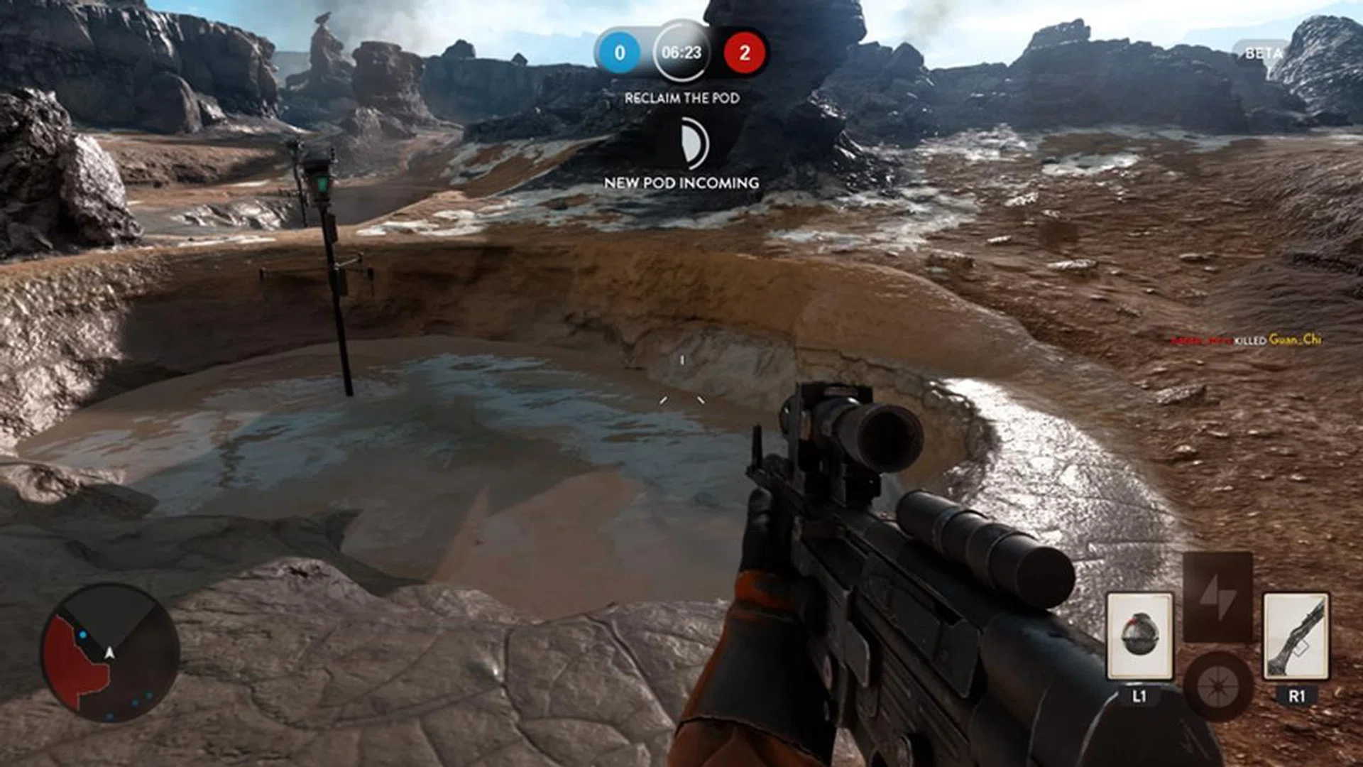 Those pits may look inviting, but fall in them and they drain your health rapidly.