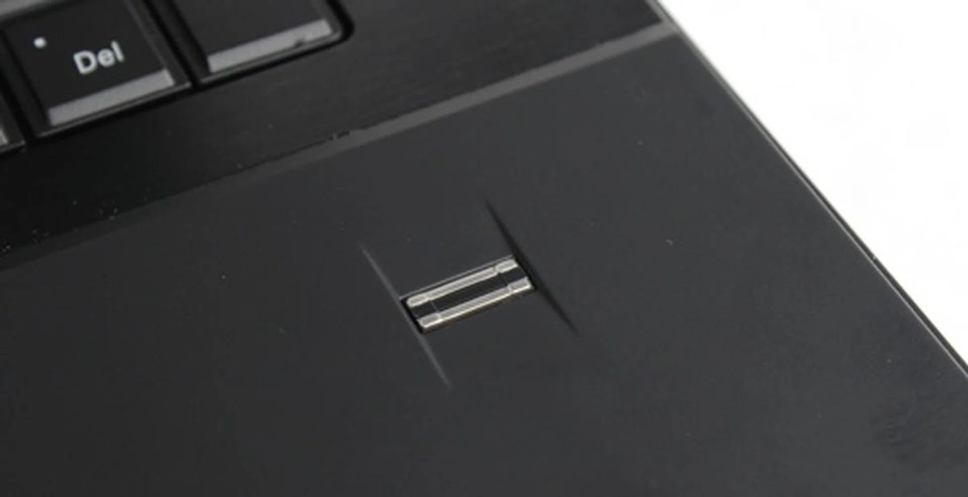 A fingerprint scanner provides a nice alternative for anyone too lazy to type in their password.