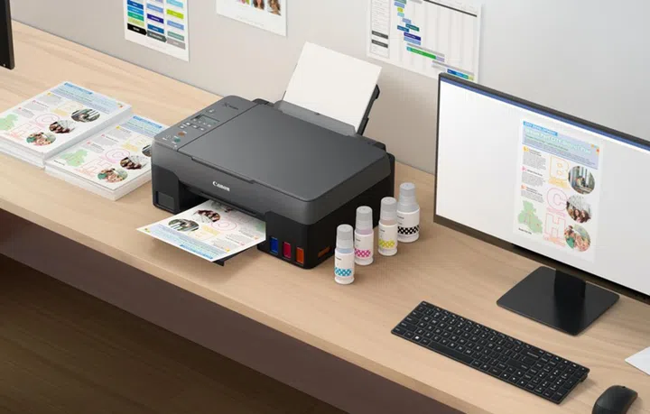 The G2020 lacks the mobile print support of the first two. Image courtesy of Canon. 