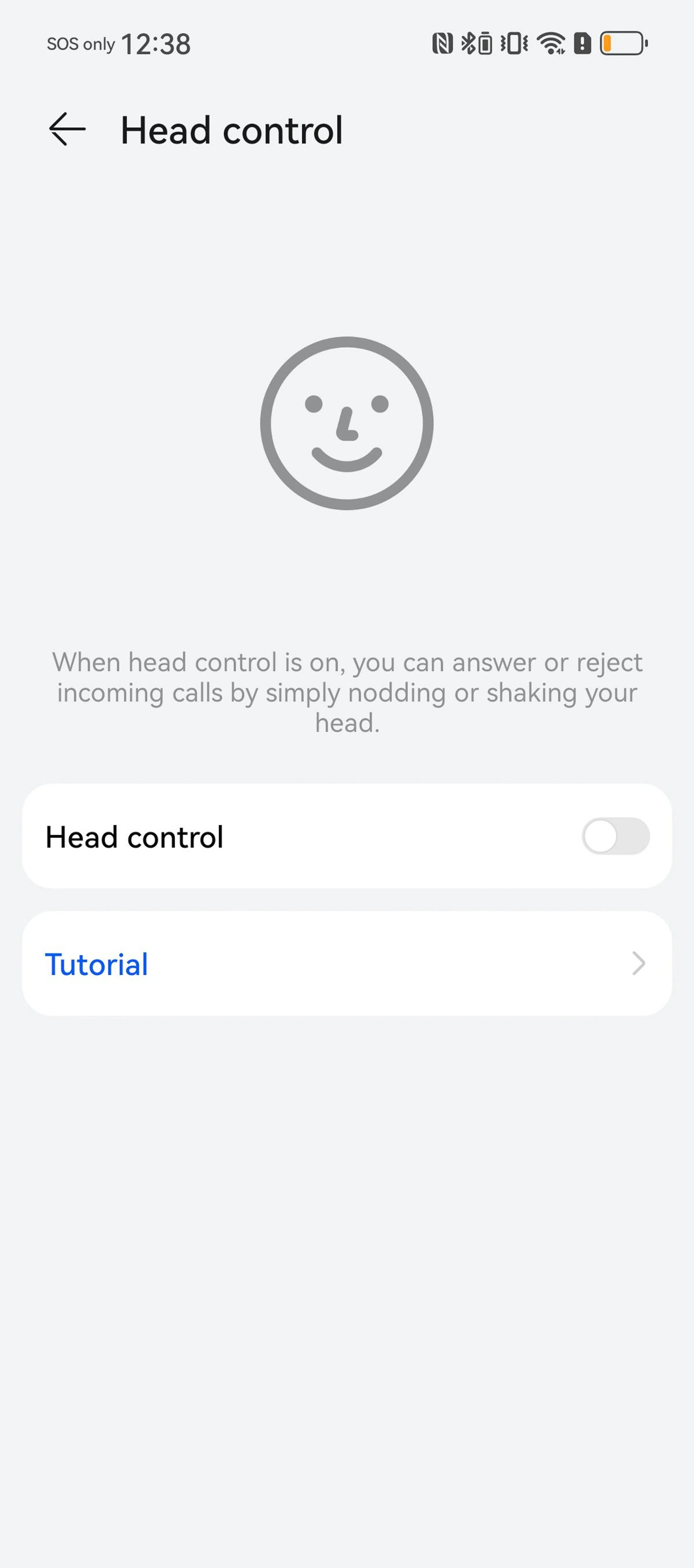 Head control. Photo: HWZ.