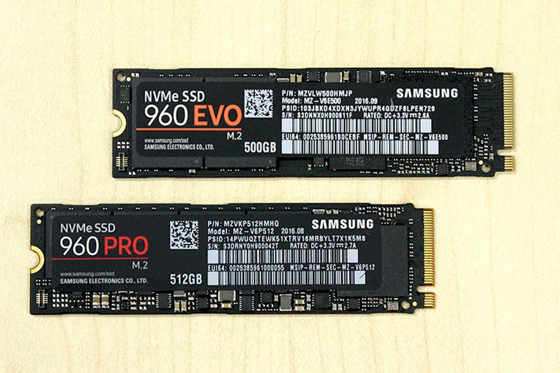 The SSD 960 Evo was announced at the same time as the flagship SSD 960 Pro.